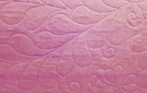 This is the back view of the first full quilt I did on the Innova Longarm.