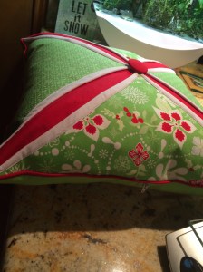 Cathedral Window Pillow 